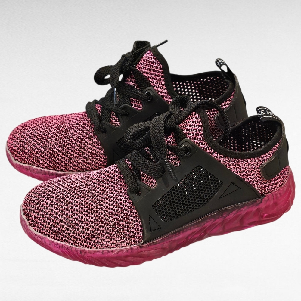 Indestructible Ryder Pink Steel Toe Safety Shoes Size 6.5 - 7